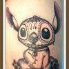 # stitch# tattoo# blackandgrey#
