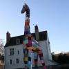 Wladyslaw Kasprzyk :Girafe en patchwork.