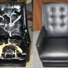 - Restauration d'un canapé en cuir, abimé, déchiré ou dont les couleurs (pigments) sont "passées"
- Réparation du cuir de tous sièges (fauteuil, canapé, chaise, voiture, ...)
- Rénovation des cuirs de tous types et sur tous supports
