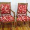 Fauteuils de style refait entièrement tissu éditeur Lelièvre