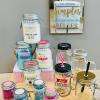 Bougies et Mason Jar.
