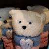 Doudou composé de 2 serviettes et d'un gant, joli cadeau pour une naissance