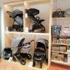 Tous le nécessaire pour la promenade et les accessoires auto, poussette compact, poussette tout terrain, ombrelle, pare soleil, sac à langer, porte bébé, écharpe de portage