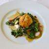 Truffe cuite en croute de parmesan et foie de canard