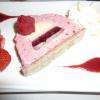 Entremet citron framboise