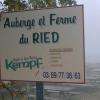 Attention : ne pas confondre avec la ' ferme auberge du Ried' ( 2 appellations différentes pour 2 restaurants différents 