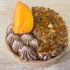 Tartelette chocolat lait abricot et noisettes caramélisées 