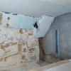 construction receveur douche béton allégé SUR SEULEMENT UNE PARTIE DU SOL et toujours sans joint d'étanchéité.