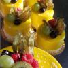 Le coco mangue mousse noix de coco et coulis gélifié de mangue