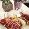 Une barquette Steak Frites originale au Bar Restaurant Brasserie Chez Soan à Blois (41000)