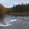 après le barrage et les couleurs de l'automne