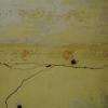 Une fresque dans un baraquement en béton