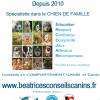Fort d'une expérience depuis 2010

Education par méthodes positives et amicales ;
Basée sur la confiance, la complicité, le jeu, la récompense, l'affection et le respect  ainsi que sur des  données scientifiques récentes sur l'espèce canine
