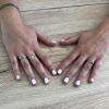 Manucure complète avec pose de gel color OPI « Alpine Snow ».sur AYTRE.