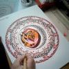 Calligraphie latine et arabe