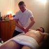 Massage du bras, pétrissages