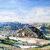 Buron de la fumade Vielle: huile sur toile