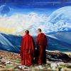 Comtemplation: huile sur toile