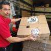 Livraison des cartons.