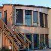 Maison mitoyenne bioclimatique, parois de niveau passif, env. 100 Euros TTC de coût de chauffage par an seulement pour chaque logement de 66 m2