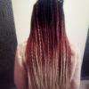 box braids tie and dye