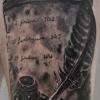 encrier plume parchemin par stephane bueno studio black corner tattoo valence
