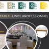 linge de table restaurants BLANC1420