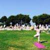 Le professeur de Yoga, Bonnie Aoun.
