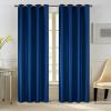 Nouveaux Rideaux Bleu Satin