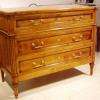 Fabrication:
Commode Louis XVI 
en merisier massif