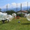 Bubble foot avec les ados de Bernin. Have fun with Borderline Loisirs