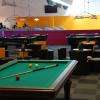 le billard français et en fond les billards anglais