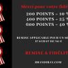 Retrouvez les conditions d'utilisation du programme Remise & Fidélité Brandibay.com.
Vous gagnez des points en fonction du montant de la commande.
Vous gagnez 1 point(s) par tranche de 1 € TTC (hors frais de port).

-15 % avec le CODE PROMO : SPRING2020
Pour votre première commande vous bénéficiez de -5 % supplémentaire directement déduits sur votre panier, soit une remise totale de -20 %.
Profitez-en !