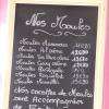 la carte des moules