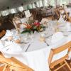 Décoration florale tables de repas de noces, de mariage à Toulouse, fleuriste événementiel Brin de Paille, Toulouse, Haute-Garonne (31)