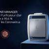 Purificateur d'air Eolis Air Manager Anti covid-19 et tout polluant