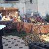La crèche installée dans la cathédrale lors les fêtes de Noël