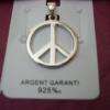 Pendentif en Argent Peace & Love
