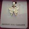 Pendentif en Argent Papillon