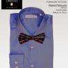Chemise pour Homme fabriquée en Italie Cavaliere Urbano cravate noeud papillon cadeau