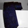 Cravate handmade cachemire bleu Cavaliere Urbano mode homme paris 75009
