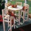 La grande tendance du moment, cette table mange-debout pour des repas décontractés entre amis ou en famille ! 
Idéale dans votre cuisine, elle y trouvera toute sa place.
N'oubliez pas les chaises BISTRO qui l'accompagnent.

Ce modèle peut accueillir confortablement 4 personnes.
Cette table mange-debout existe également en diamètre 82 cm pour 2 personnes.

Conforme aux caractéristiques du cèdre blanc, le mobilier Cèdre & Rondins, en bois non-traité, résiste admirablement aux intempéries et est imputrescible.
Vous pouvez donc laisser votre mobilier de jardin à l'extérieur en toutes saisons !

Le mobilier Cèdre & Rondins au charme authentique vous surprendra par son confort et sa douceur au toucher, sans aucune échardes.

Choisir Cèdre & Rondins pour équiper sa maison et son jardin, c'est choisir de se démarquer !

Matériau : bois massif – cèdre blanc - Norme EN 350 (bois très durable)
Usage : Table d'intérieur et table d'extérieur – tout temps
Coloris : bois naturel
Possibilité d'être vernie, lasurée ou peinte, selon vos goûts
Certification : FSC
Garantie : 2 ans
Fabriquée au Canada

Table : Diamètre 107 cm - Hauteur 107 cm - Poids : 30 Kg
Livraison : 1 colis – table en kit avec quincaillerie et notice de montage
Chaises BISTRO : Largeur 59 cm - Profondeur 56 cm - Hauteur 122 cm 6 Poids : 18,5 Kg 
Livraison : 1 colis – chaise pré-montée avec quincaillerie et notice de montage