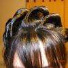 Chignon vue de face