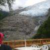 Le glacier vu du chalet
