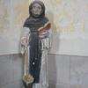 Saint Fiacre statue en pierre du XVI° siècle.
