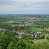Joli paysage visible dans le village de Château Chalon