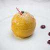 foie gras
la boule de Noël dorée au Jurançon , pomme /coing en aigre doux, pain de kramik