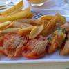Brochettes de poulet du self service du Château