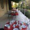 Sur la terrasse , les petits déjeuners vous attendent !