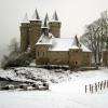 le château sous la neige
